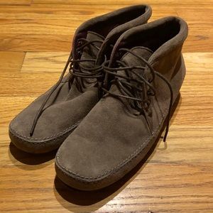 Ralph Lauren Suede Lace-Up Ankle Boots - 6